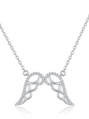 Guardian Angel Necklace,  925 Sterling Silver Charmed Aroma Angel